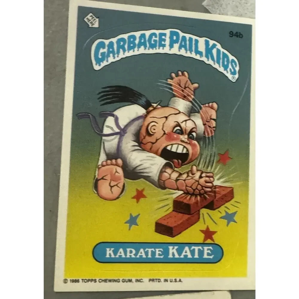 Vintage Garbage Pail Kids Lot GPK Cards 80s Rare Gross Collection And Fig